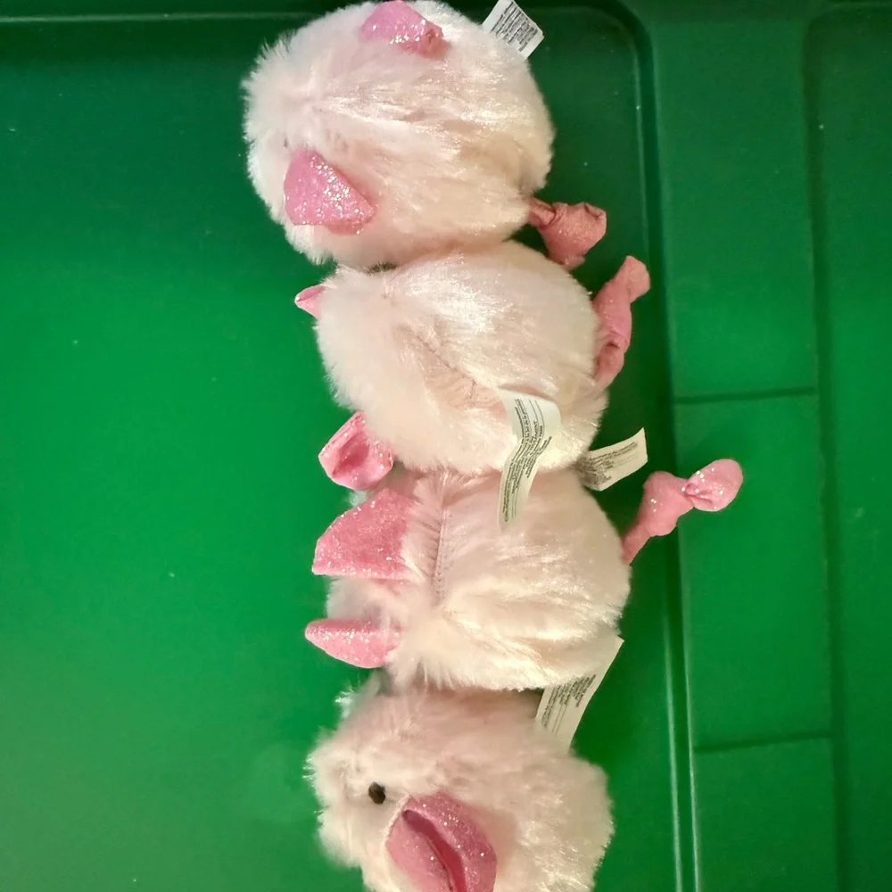 New Cat Pink Mouse Toys Set Of Four